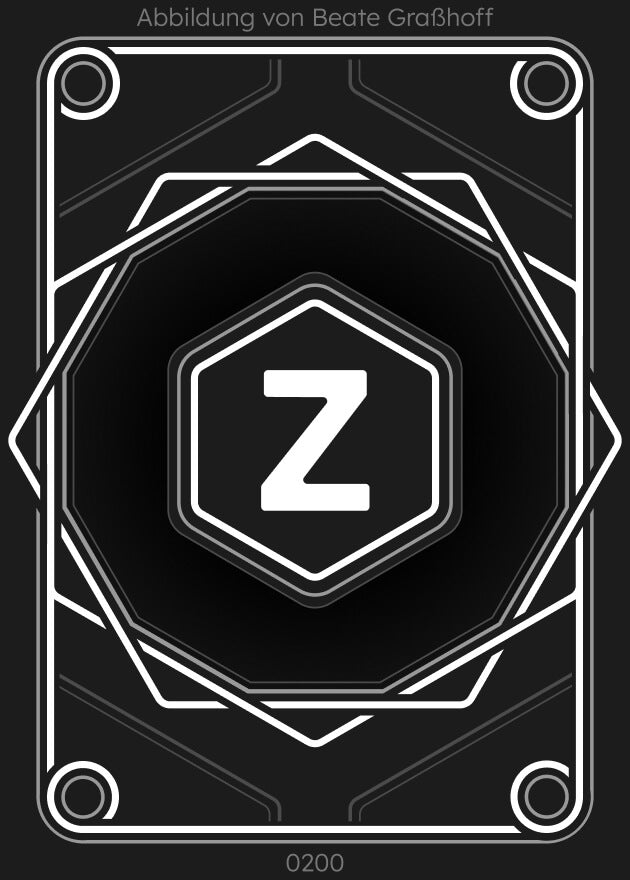 Zyronia PnP Spielkarte Goldmünze 0200 Rückseite
