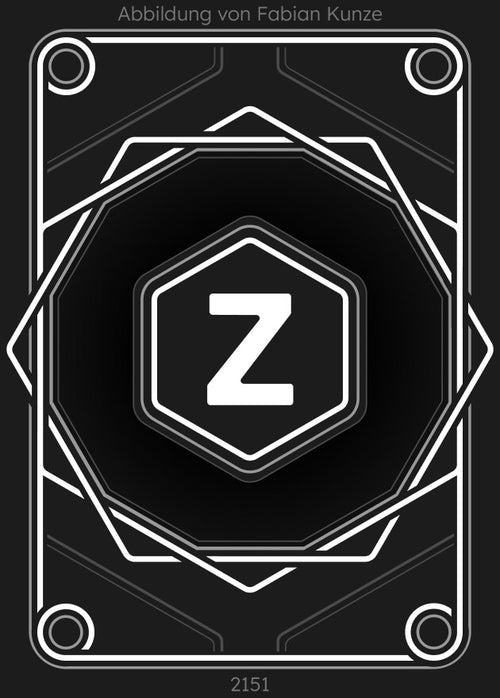 Zyronia PnP TabletopRPG Spielkarten Rückseite KI Kern R2151