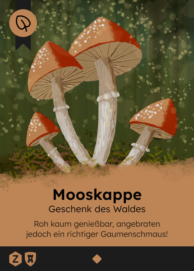 Zyronia PnP Spielkarte Mooskappe 2550 Vorderseite - Fabian Kunze
